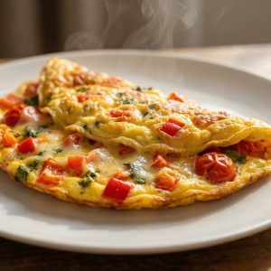 «Воздушный омлет с овощами»