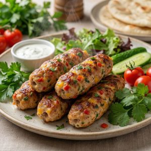 «Куриные люля-рулетики с зеленью»