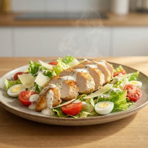 «Лёгкий Цезарь с запечённой курицей»